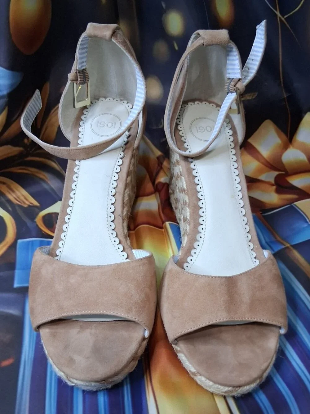 1901 Nadine Espadrille Wedge Sandal.